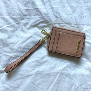Steve Madden Tan/Beige Zip Card Case